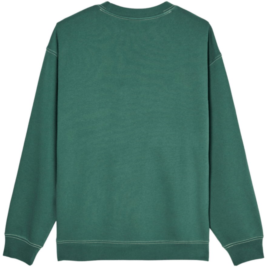 2026 Quiksilver Mens Disk Crew Sweatshirt EQYFT05232 - Forest